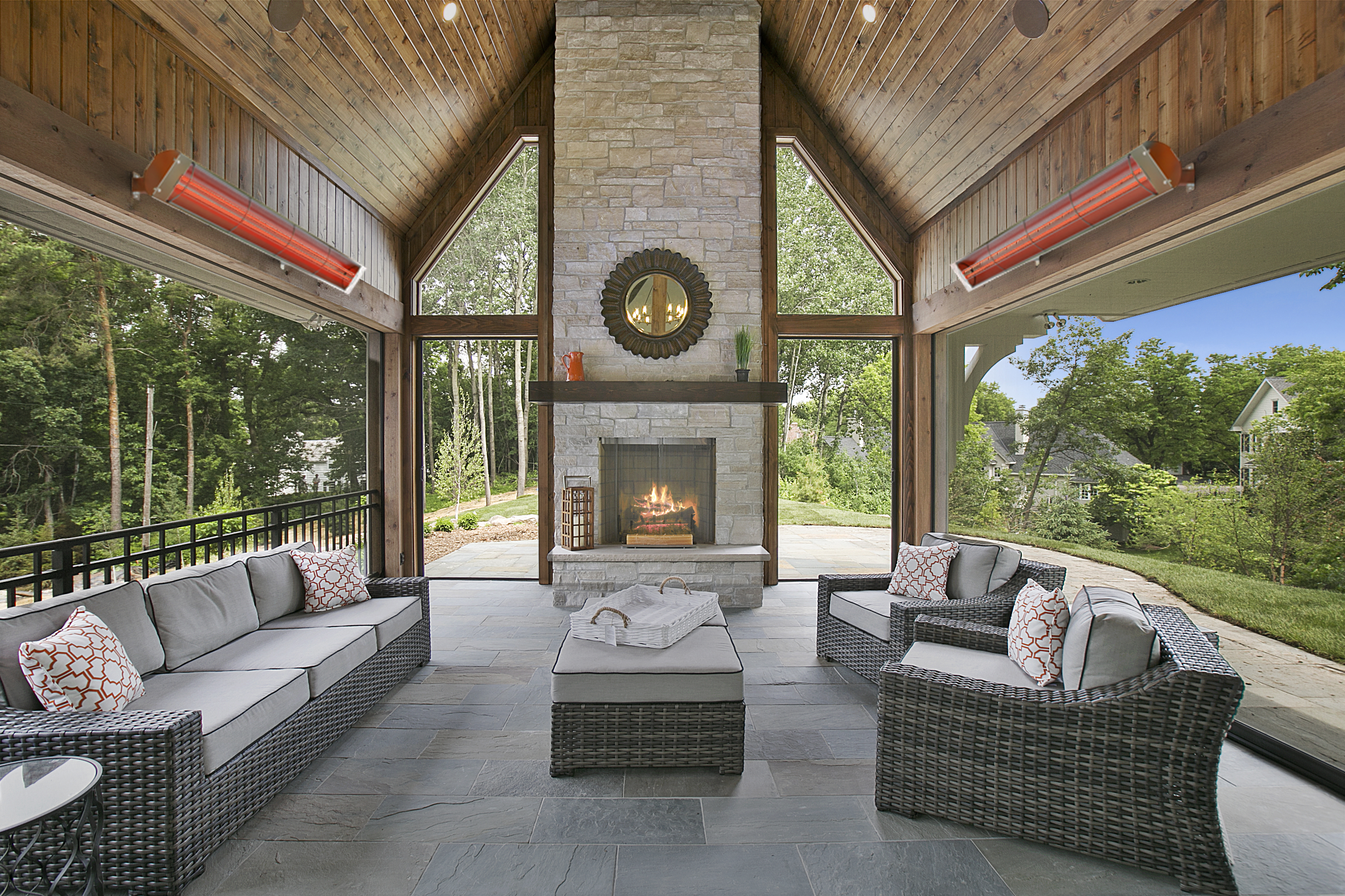 Residential patio installation